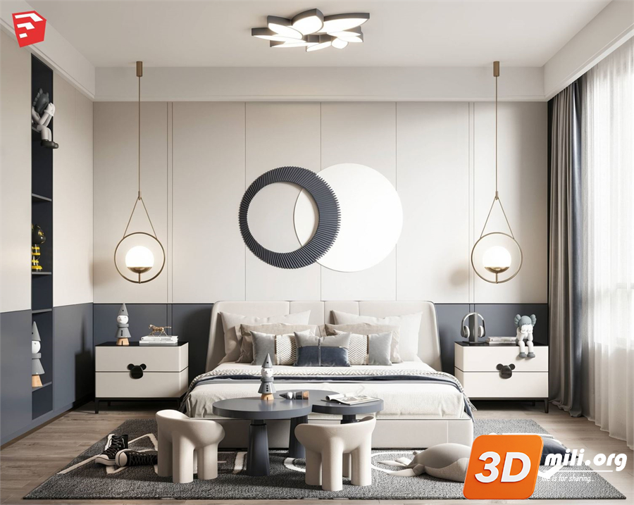 Children Room Scenes Skp FIles 